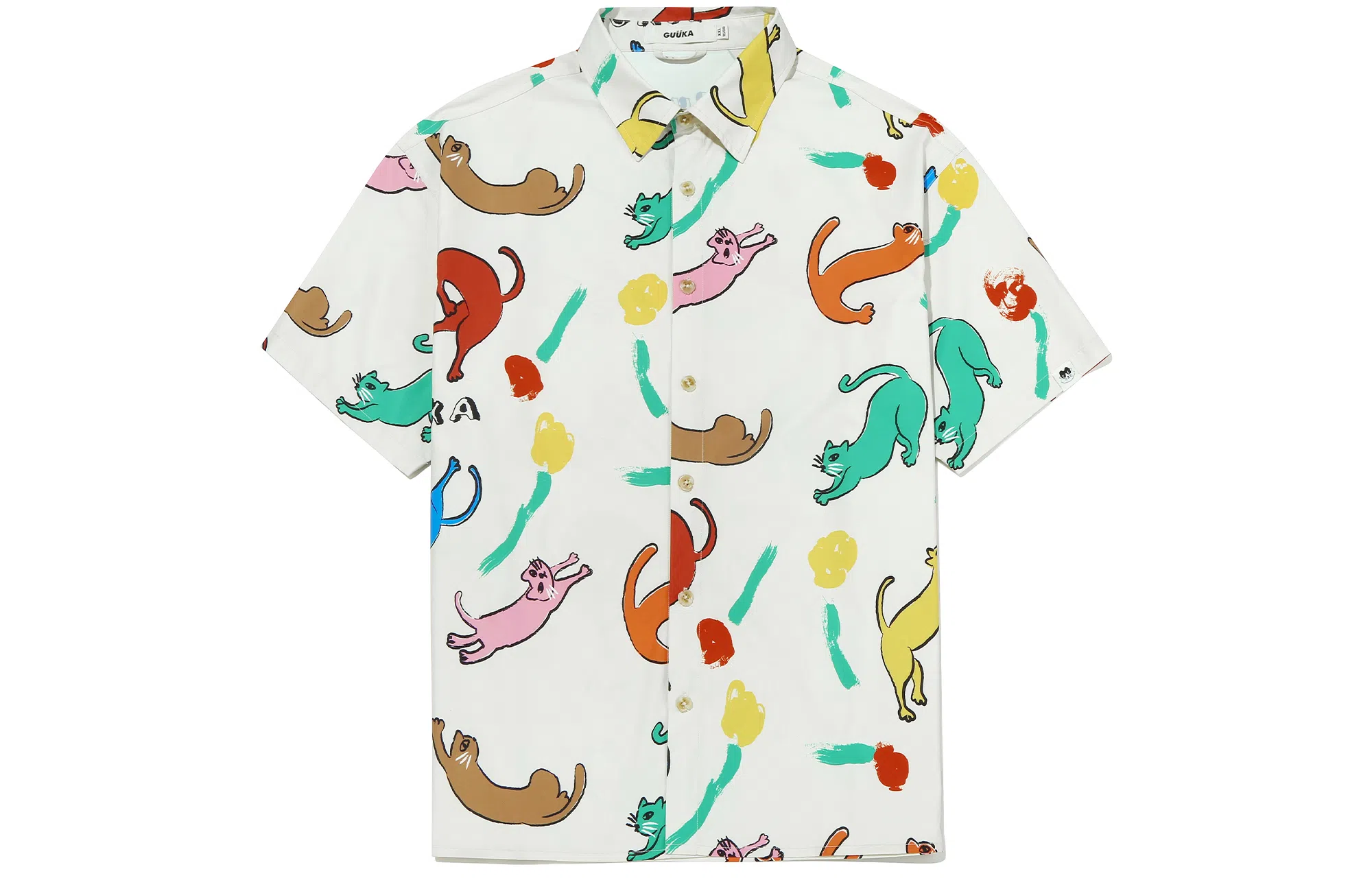 Guuka Hawaiian Shirt White