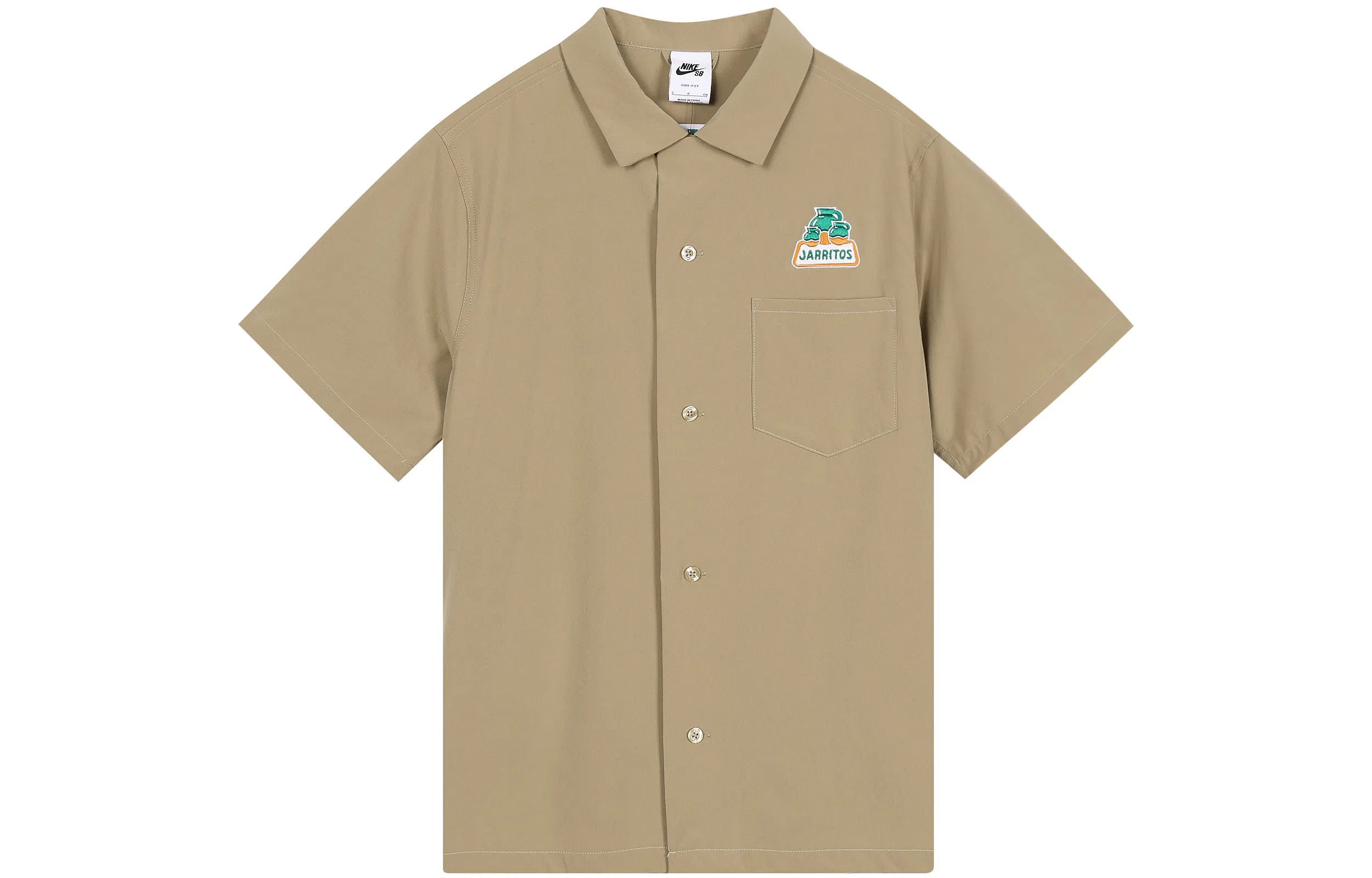 Nike SB x Jarritos Bowling Shirt Khaki