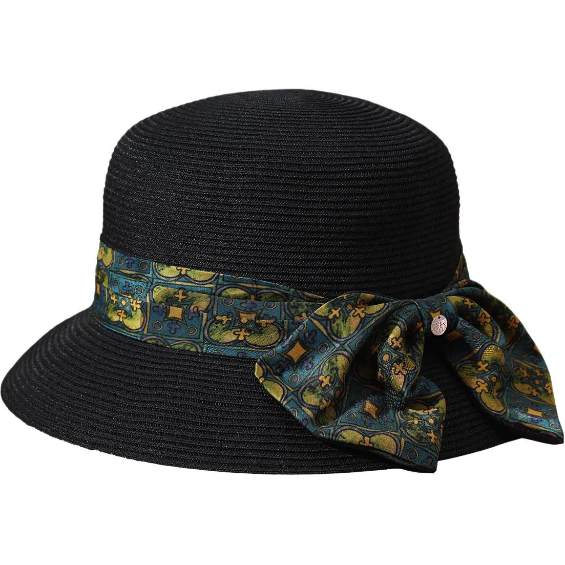 红豆 遮阳户外防紫外线可折叠蝴蝶结 聚酯纤维 防晒帽 女款