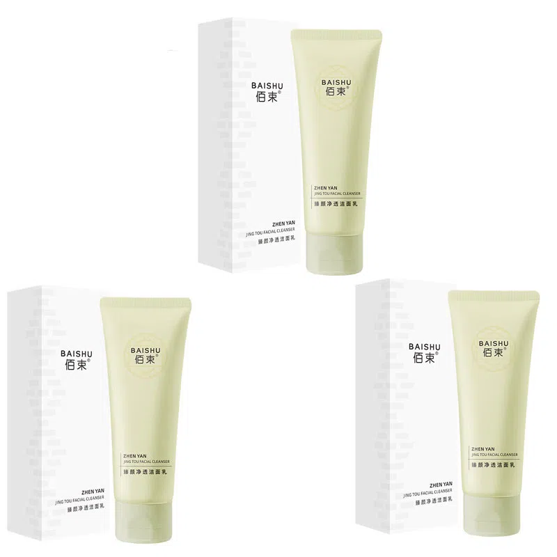 佰束 净透保湿控油温和氨基酸洗面奶 清洁