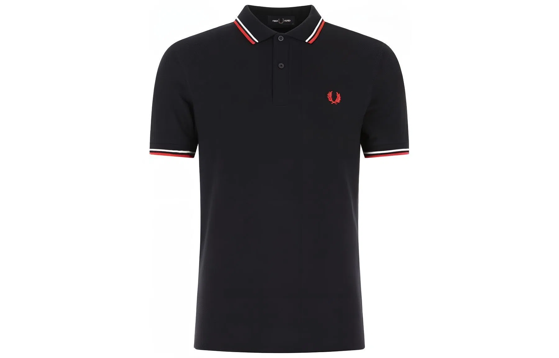 Fred Perry Logo Trim Polo Navy