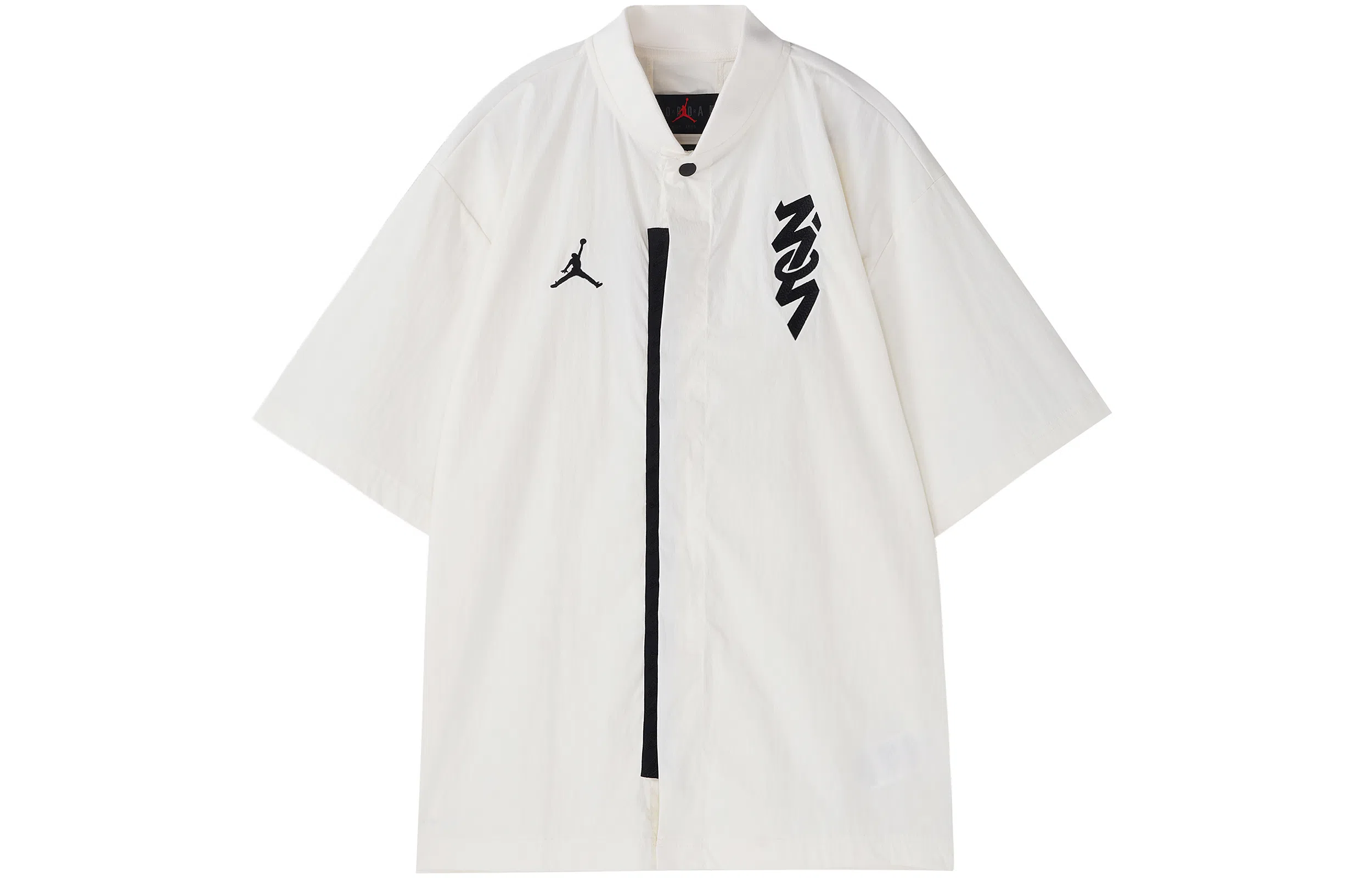 Jordan FW22 White Logo Zip Shirt