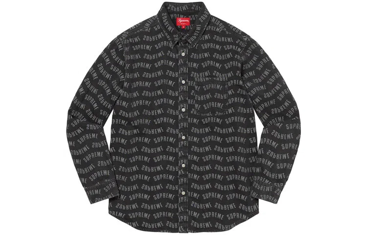 Supreme SS22 Week 13 Arc Jacquard Denim Shirt
