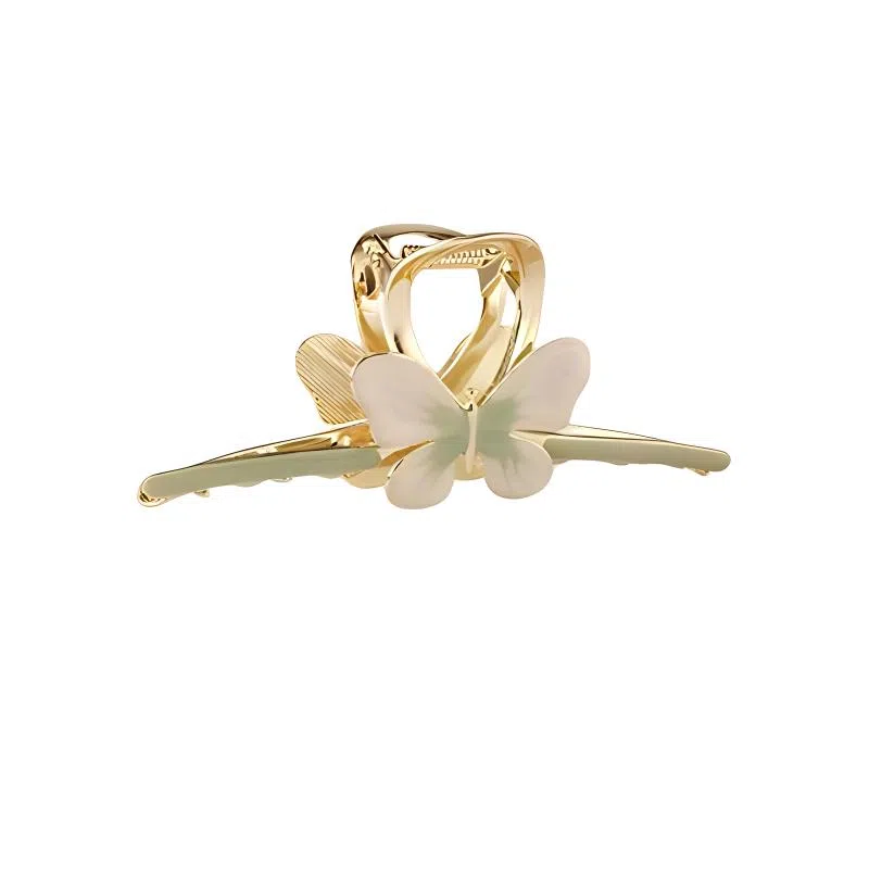 丹琴 优雅气质蝴蝶古风高级感夏天鲨鱼夹子发量多后脑勺 合金 发夹 女款