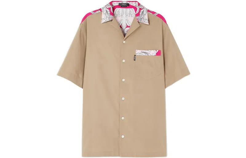 Versace SS22 Baroque Patchwork Shirt