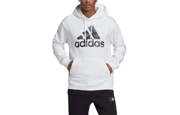 adidas Essentials Camo Print Hoodie Logo