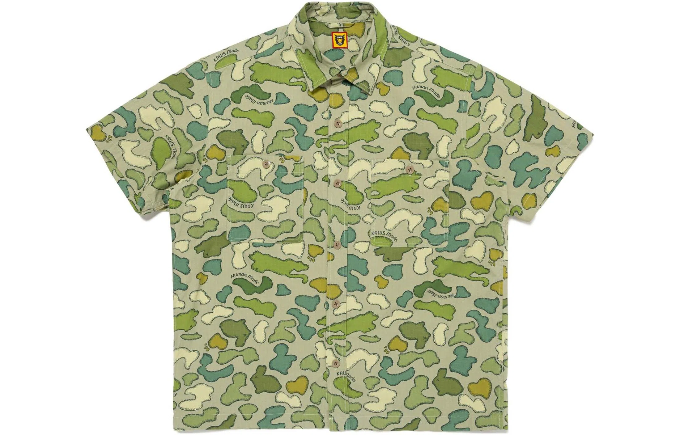 HUMAN MADE x KAWS SS24 Camo Shirt