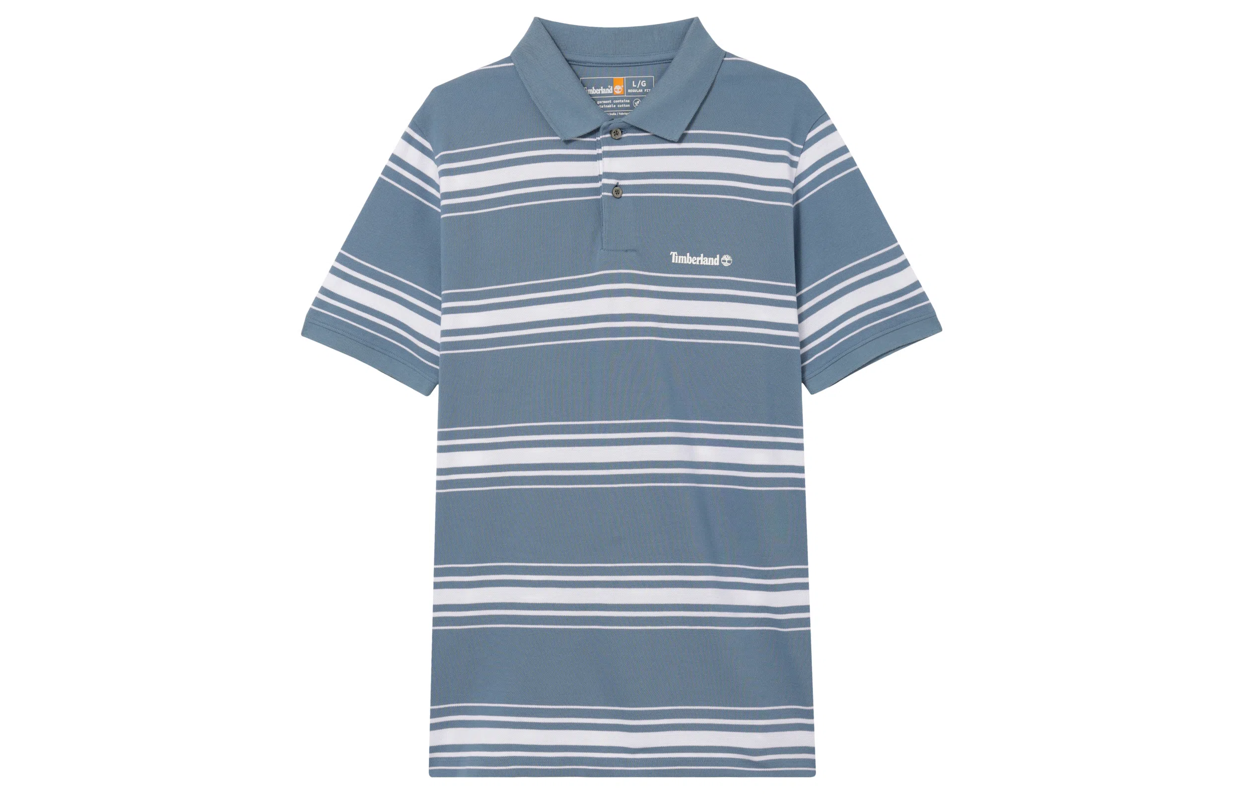 Timberland Striped Polo Shirt Navy