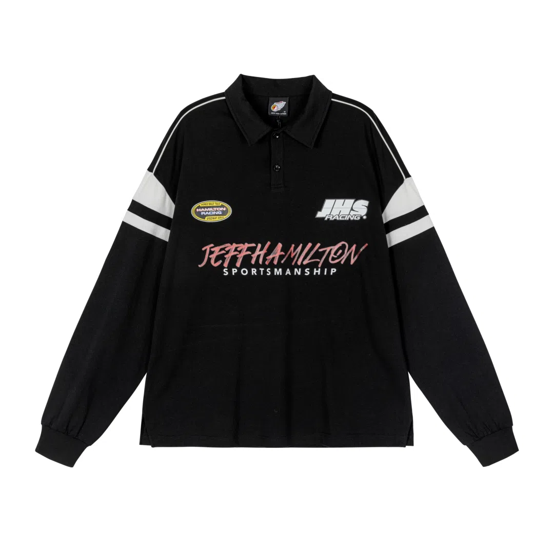 Jeff Hamilton Racing Series Polo Black