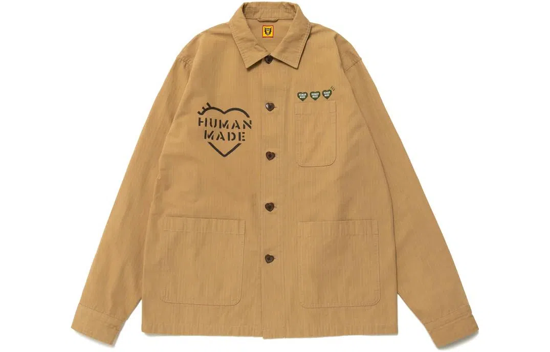 HUMAN MADE SS23 Military Overshirt Logo