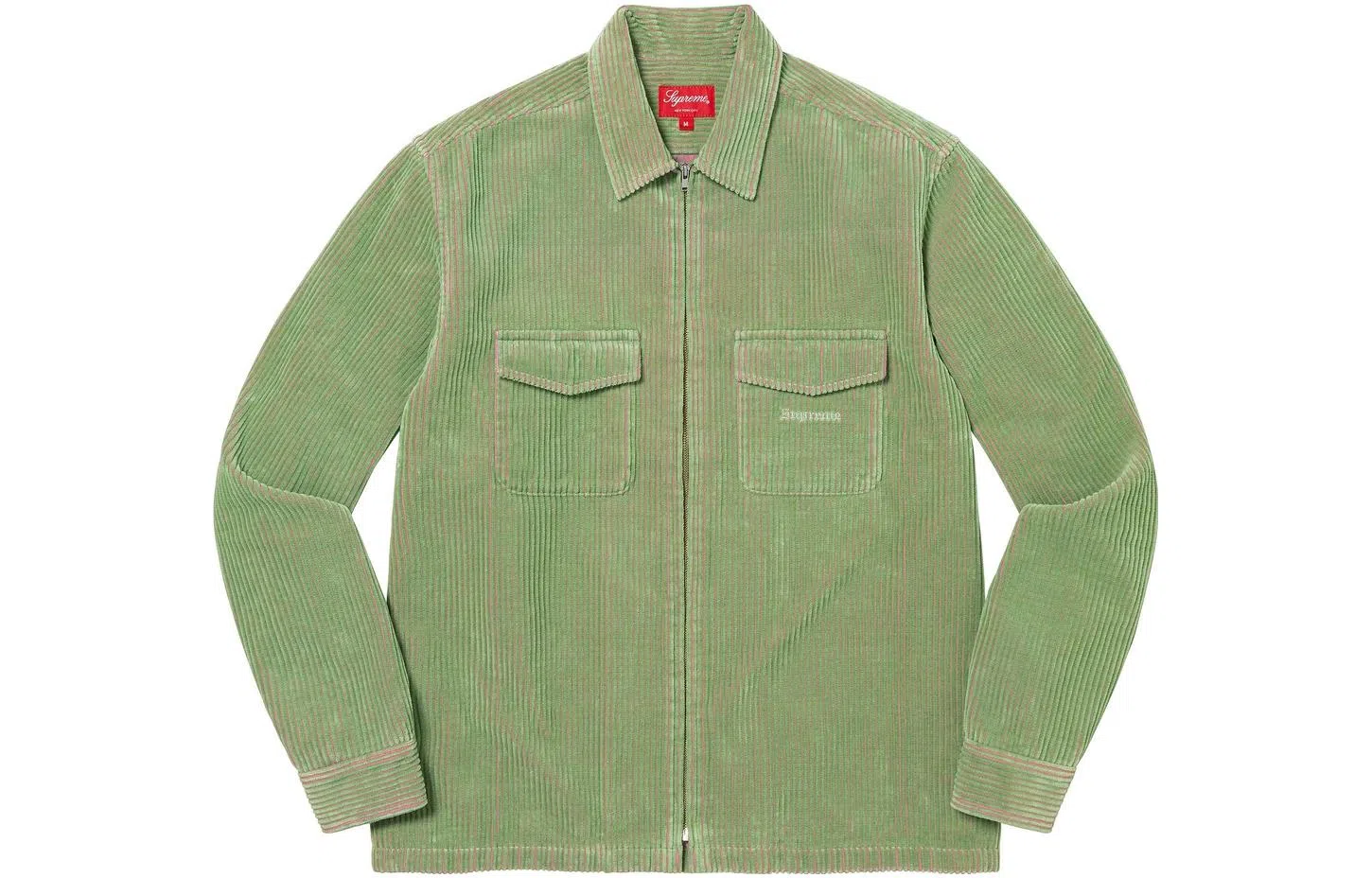 Supreme SS23 Week 2 2-TONE CORDUROY ZIP UP SHIRT