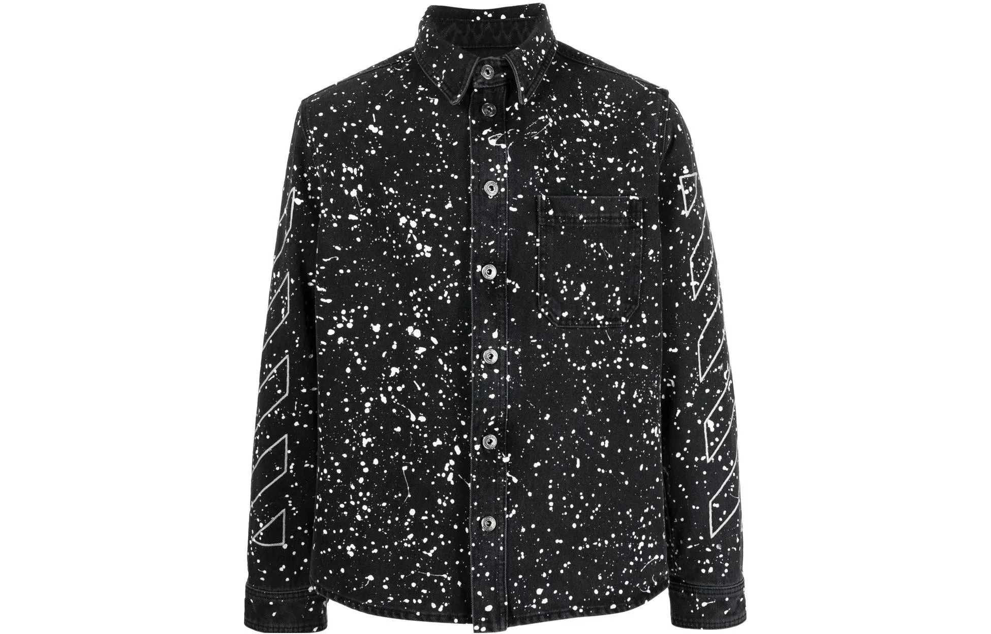 OFF-WHITE FW22 Twill Print Splatter Shirt