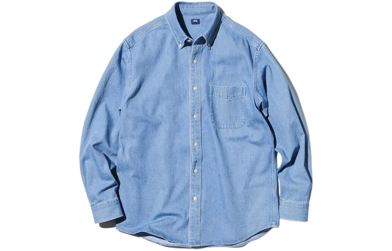 UNIQLO Denim Long Sleeve Shirt