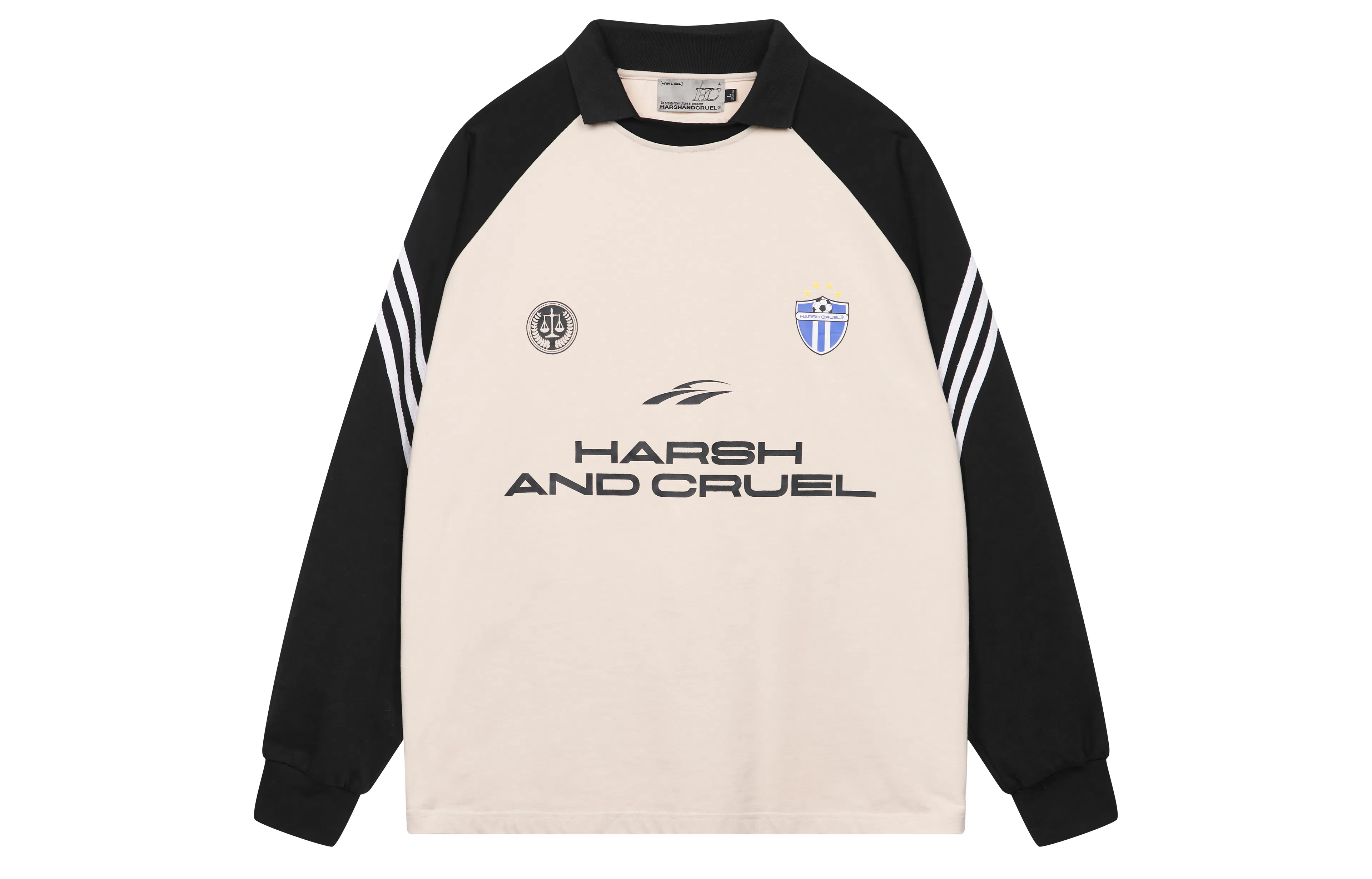 HARSH AND CRUEL SS23 Casual Jersey Polo Shirt