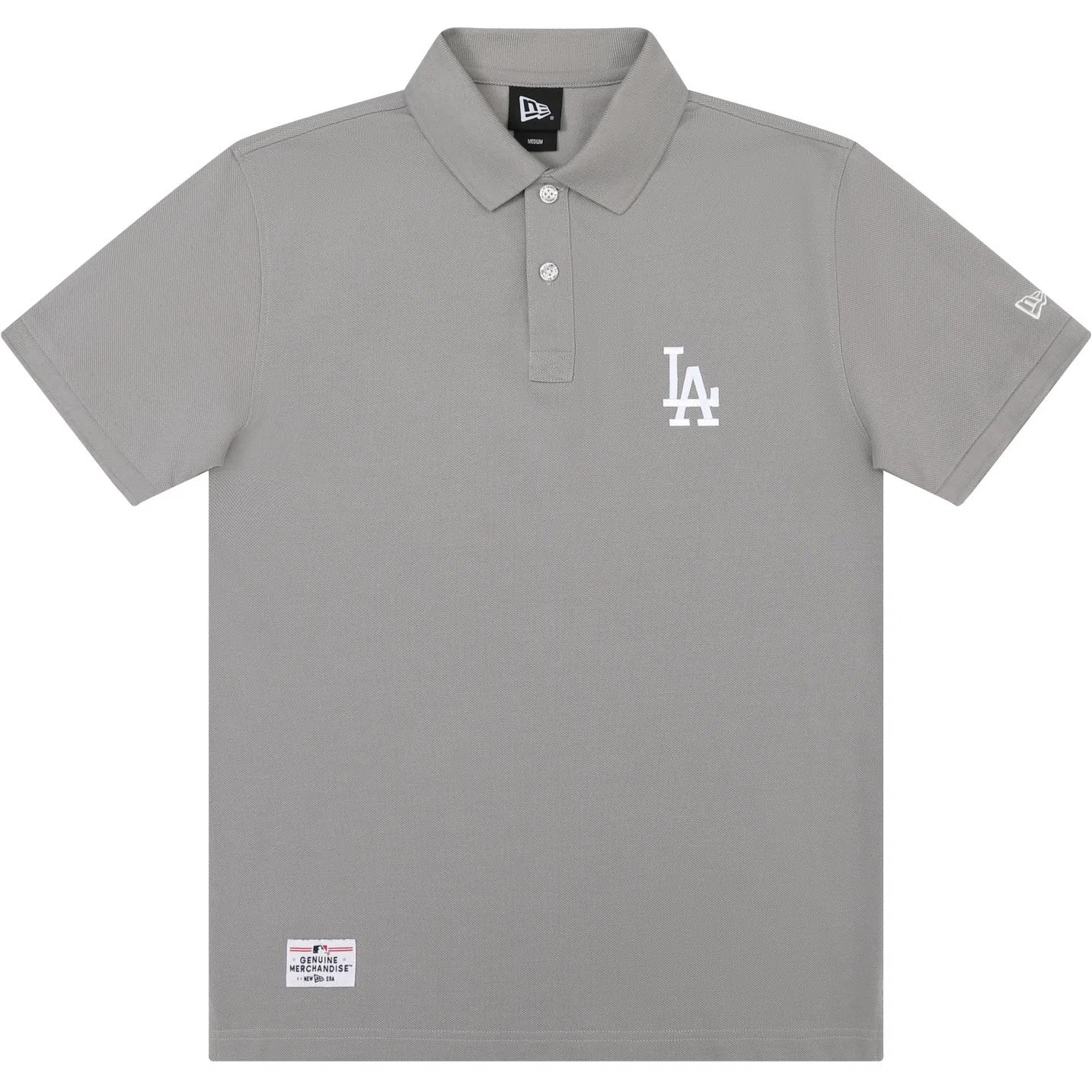 New Era Los Angeles Dodgers Polo Grey