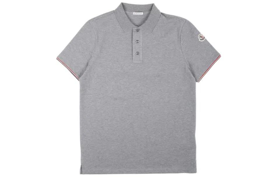 Moncler Polo Shirt Grey