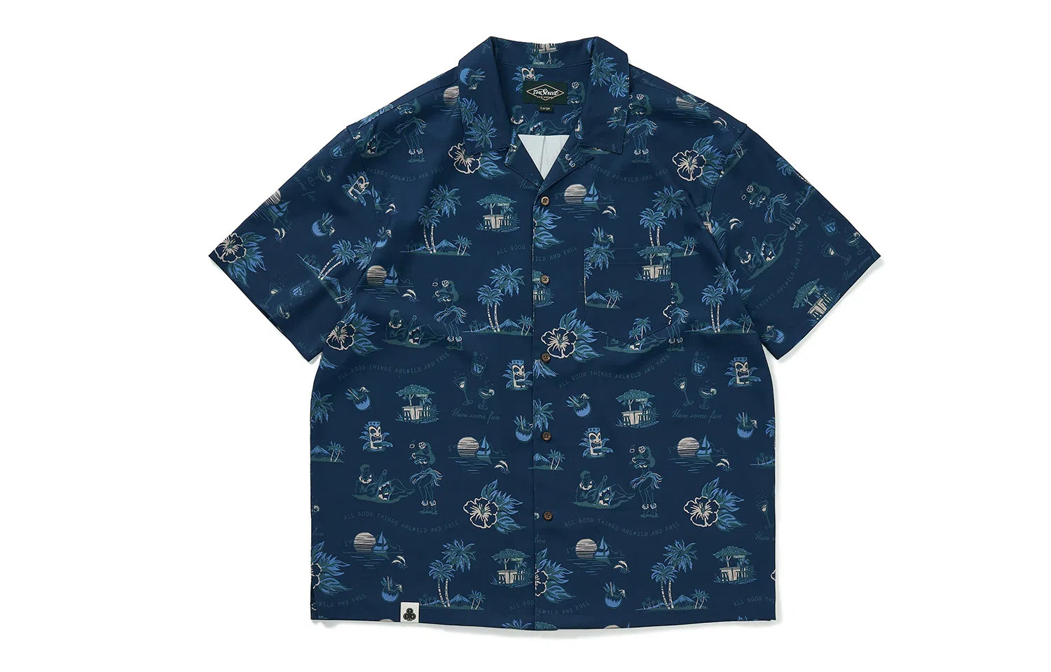 714STREET Outdoor Series Retro Short Sleeve Shirt