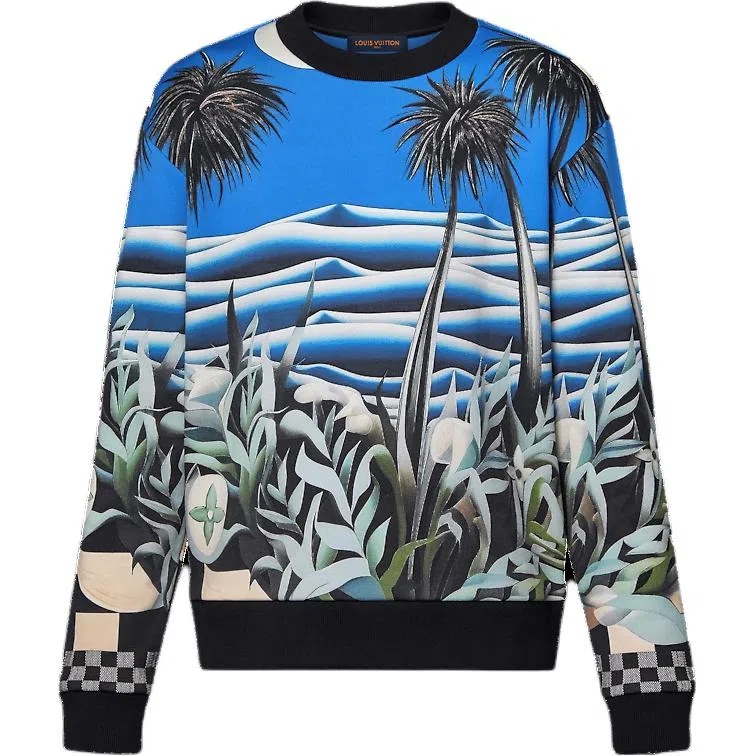 Louis Vuitton SS24 Blue Crewneck Sweater
