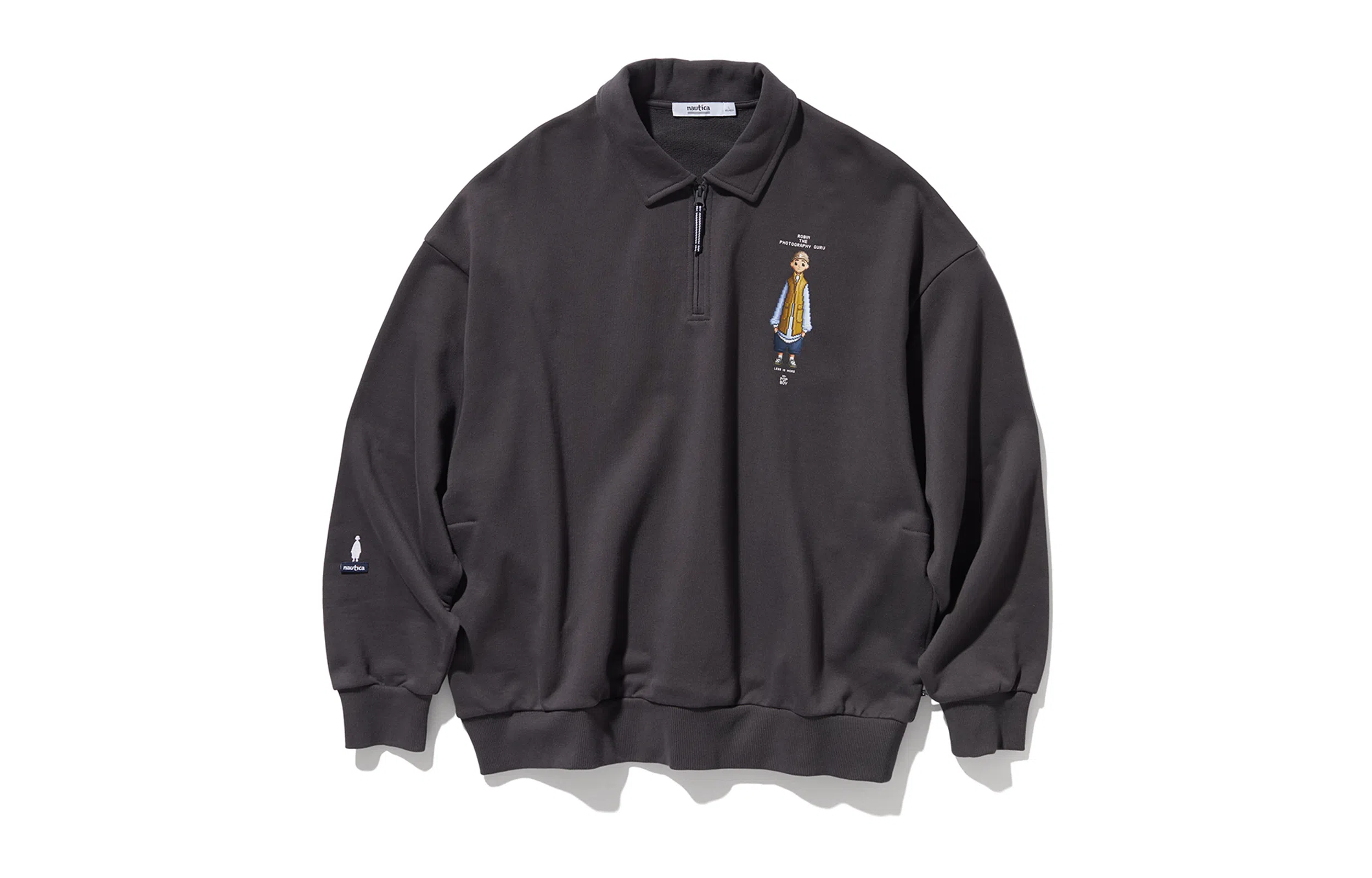 nautica white sail x POPBOY FW23 Logo