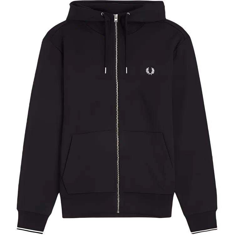 Fred Perry Hoodie Black