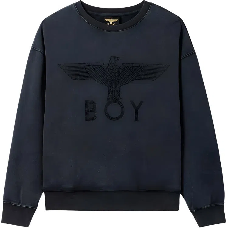 Boy London Logo Crewneck Sweatshirt Gray