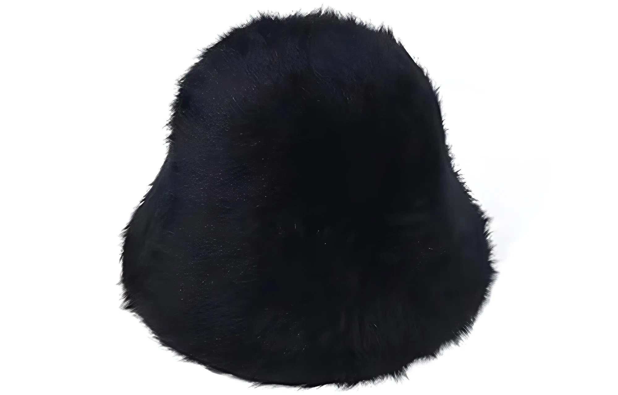 优幽兰 纯色防风防  纯色防风防寒兔毛针织加厚保暖高级感小众学生穿搭 兔毛 渔夫帽 女款