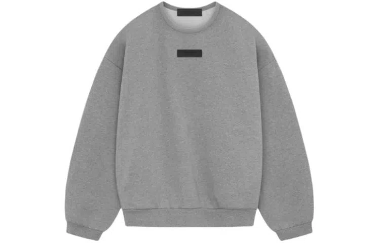 Fear of God Essentials SS24 Crewneck Sweater Dark Heather Oatmeal