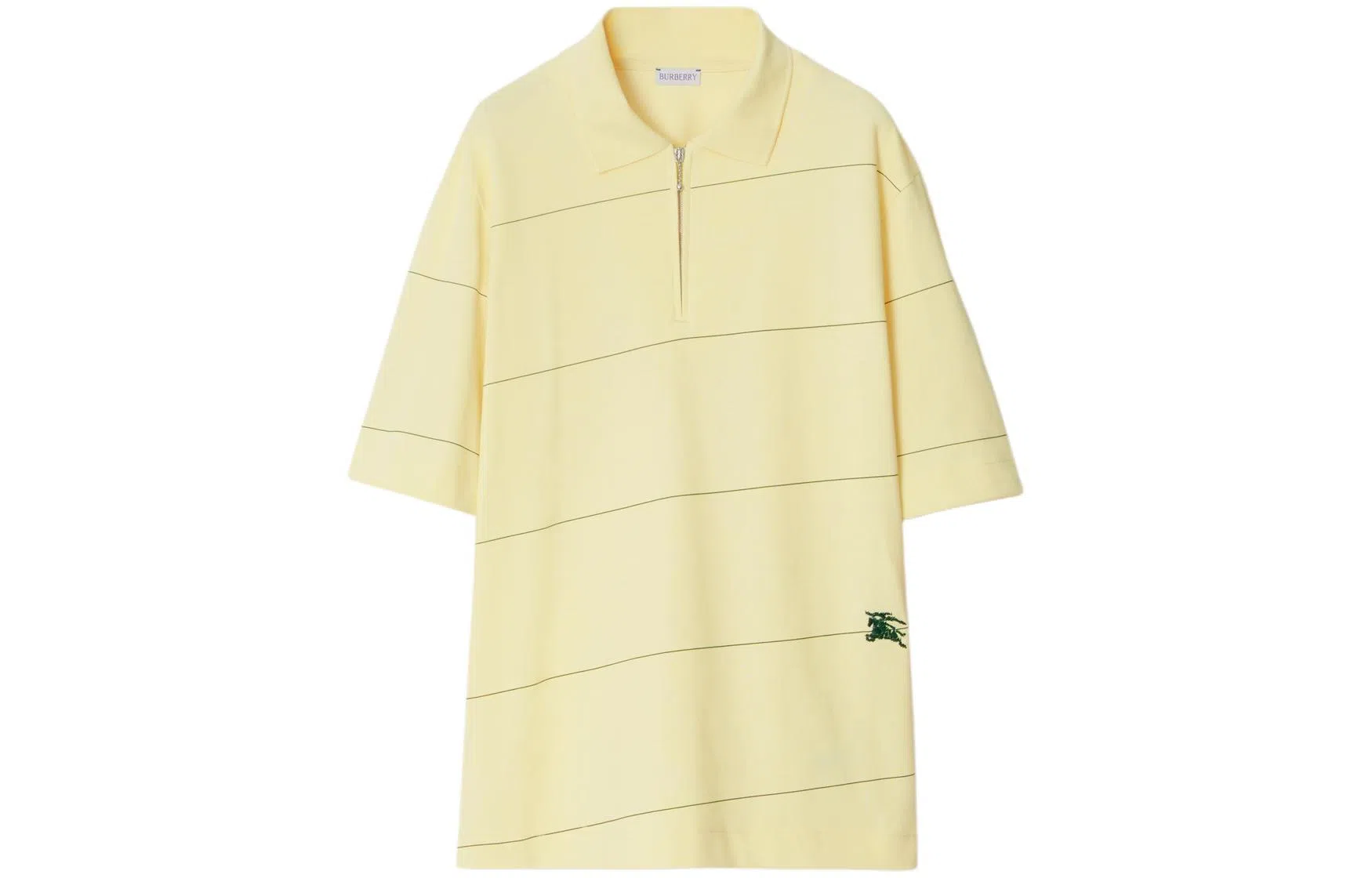 Burberry Striped Cotton Polo Shirt Polo