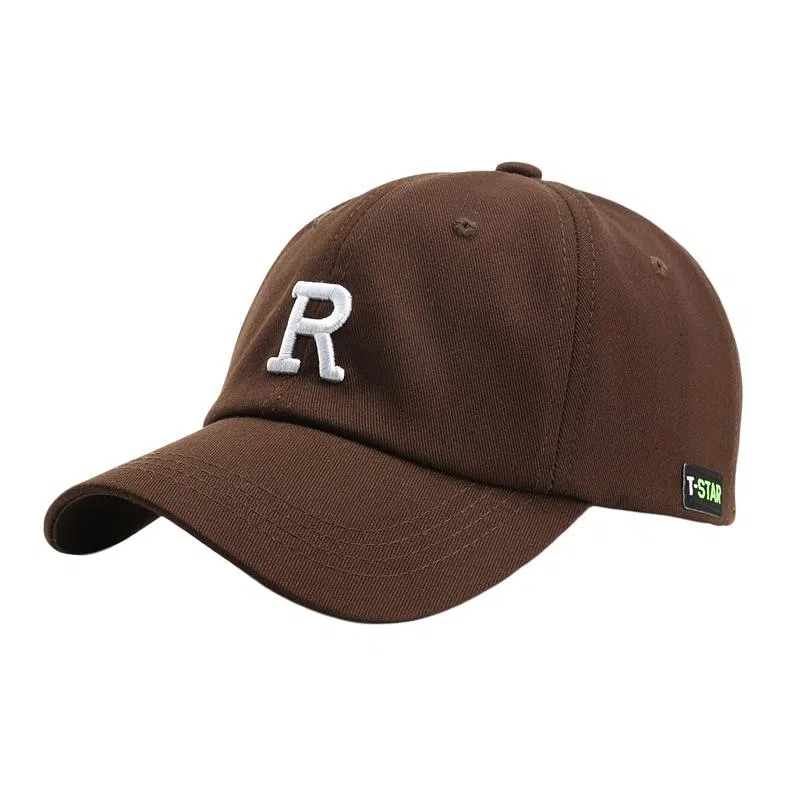 佐闯 帽子时尚简约字母刺绣弯檐户外运动防晒 棉 鸭舌帽 男款