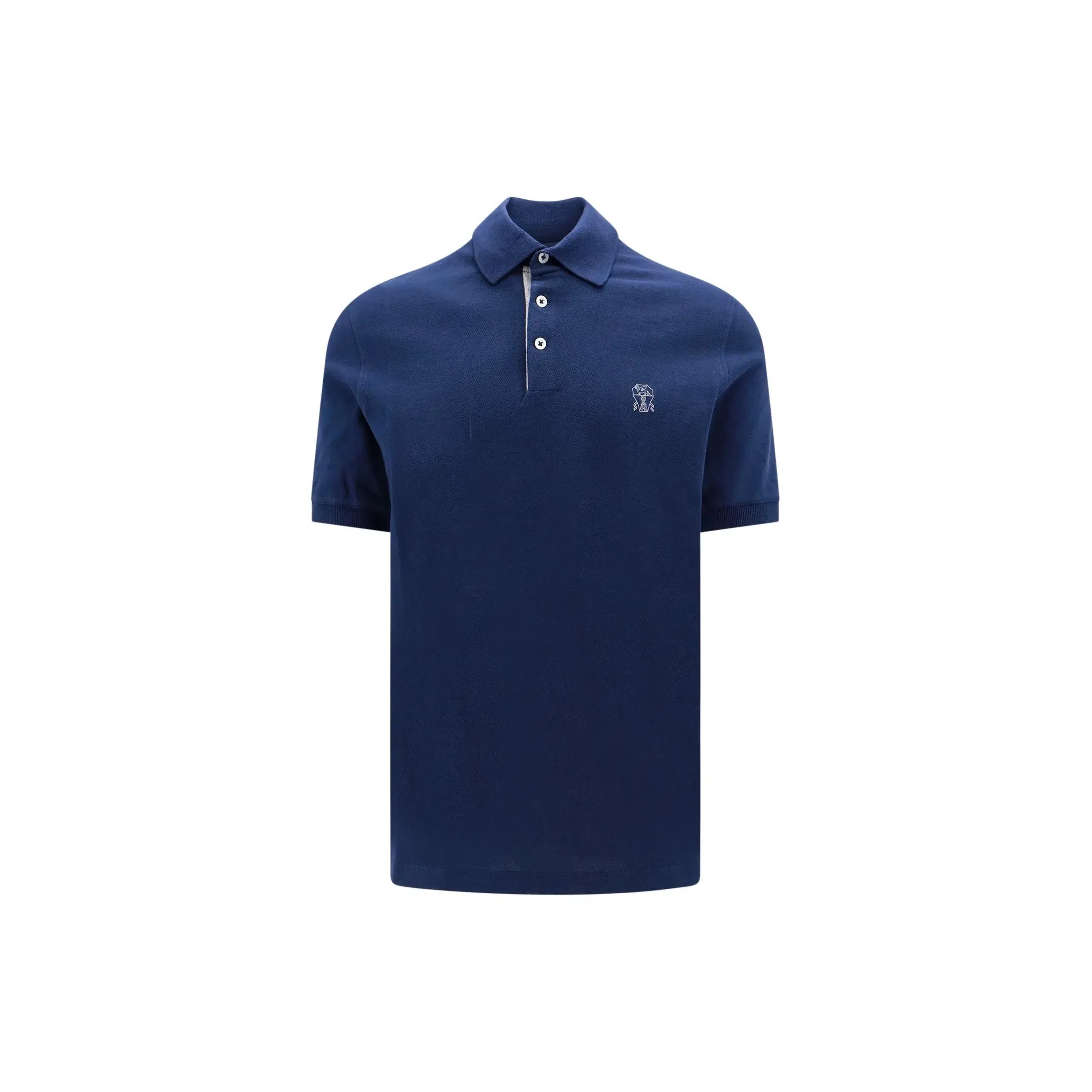 Brunello Cucinelli Polo Shirt Blue