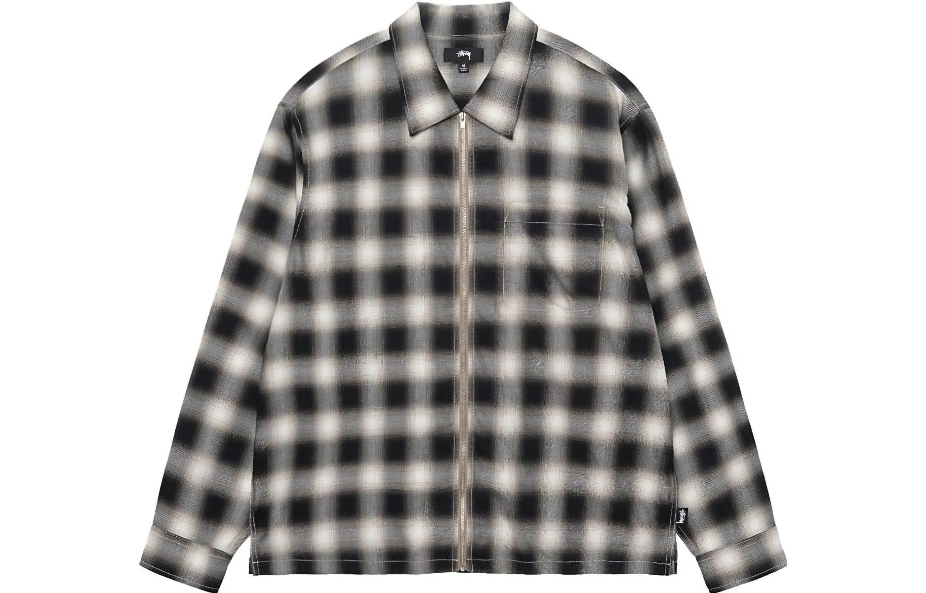 Stussy SS23 EDDIE PLAID ZIP SHIRT