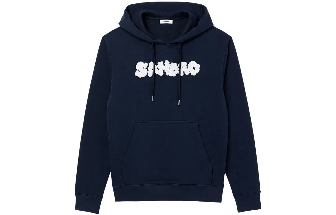 Sandro Hoodie Navy