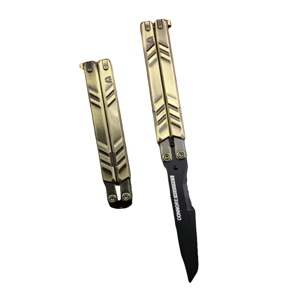 乐智由我 武器涂鸦利刃蝴蝶工具刀爪刀瑞兔金属玩具装备 成品模型