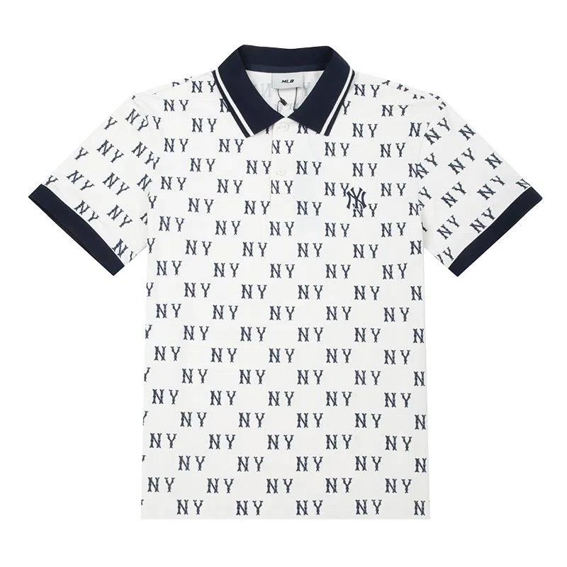 MLB Monogram New York Yankees Ivory Polo