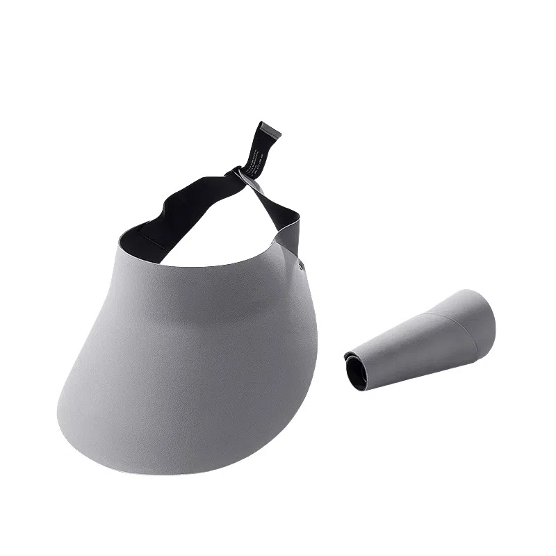 钓鱼熊 防紫外线太阳帽夏季运动无痕一体大帽檐空顶可折叠遮阳帽 棉 防晒帽 男女同款情侣款