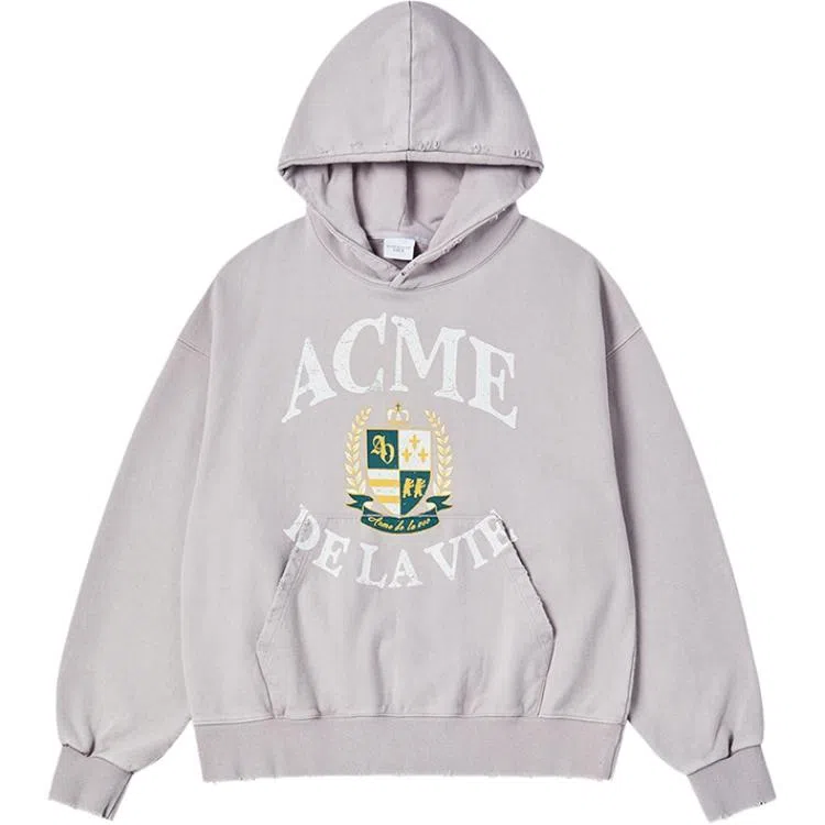 acme de la vie ADLV SS25 Letter Print Hoodie