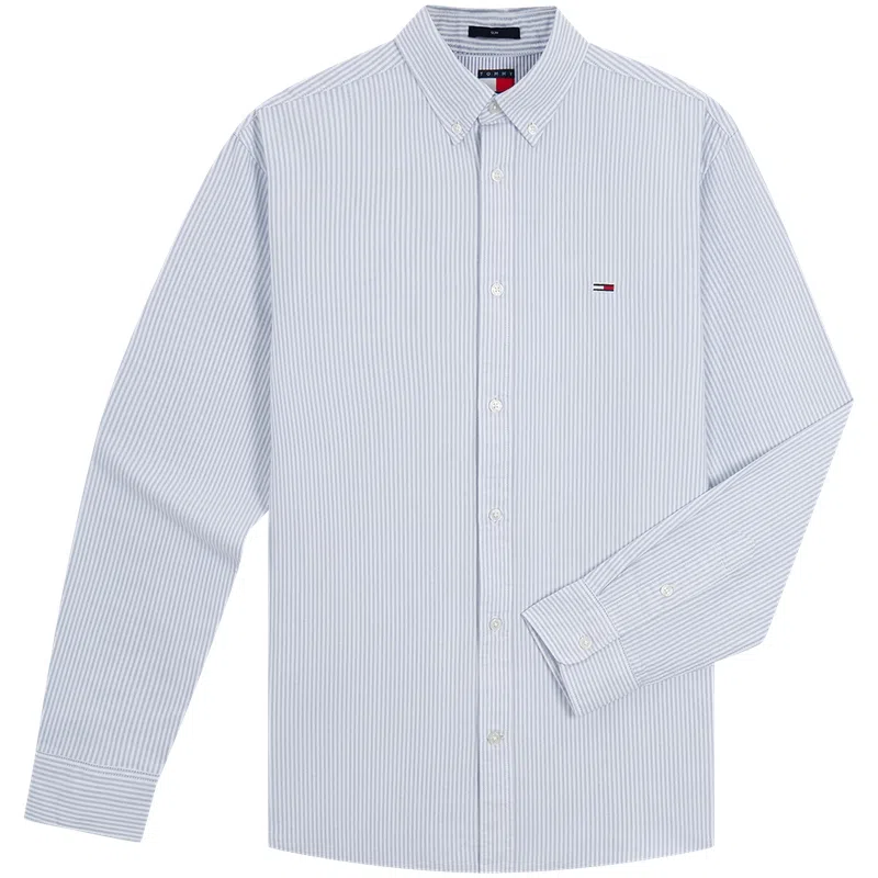 Tommy Hilfiger Oxford Stripe Shirt Slim Fit Long Sleeve