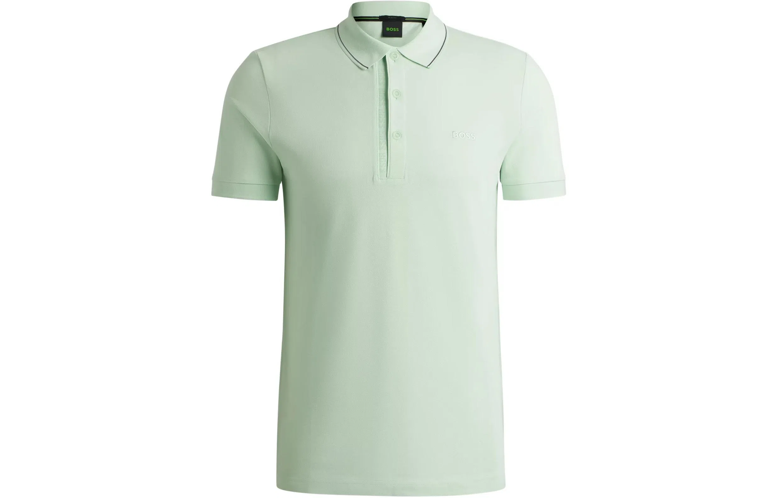 HUGO BOSS Cotton-Piqu Slim-Fit Polo Shirt With Tonal Logo Polo