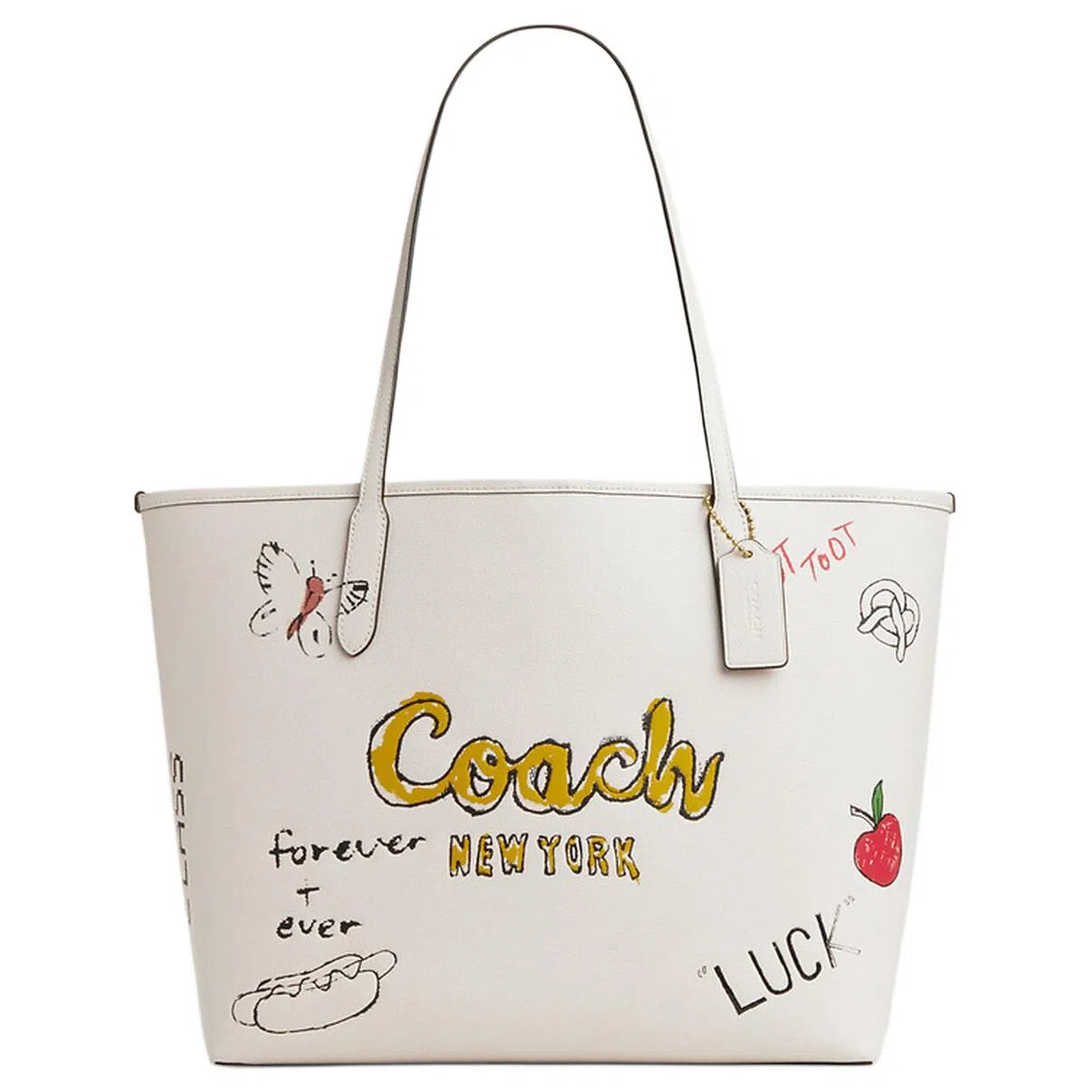 COACH City 33 Chalk White