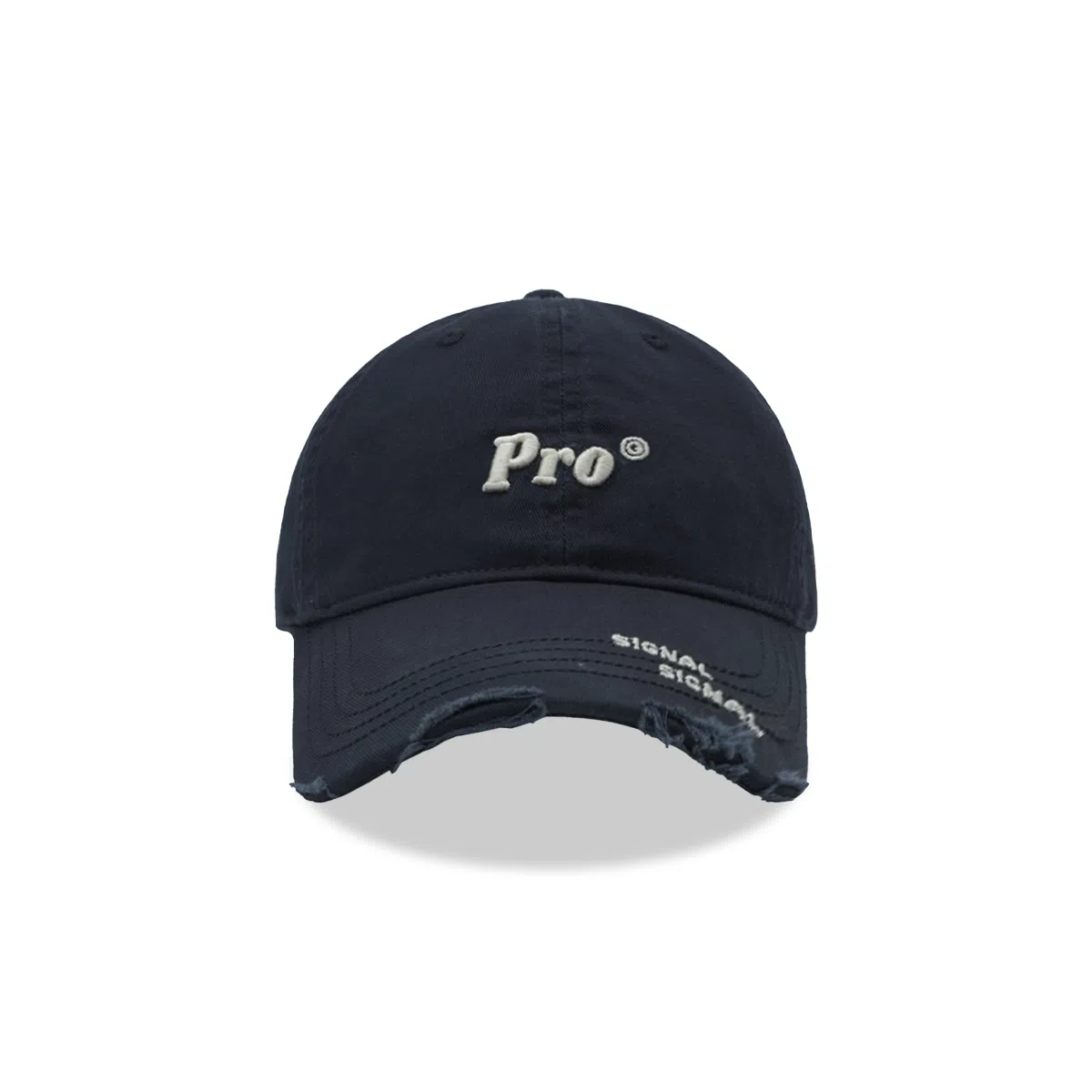 美式街头风格帽 破洞做旧立体字母刺绣时尚潮流大头围显脸小户外运动遮阳帽 棉 鸭舌帽 男女同款情侣款