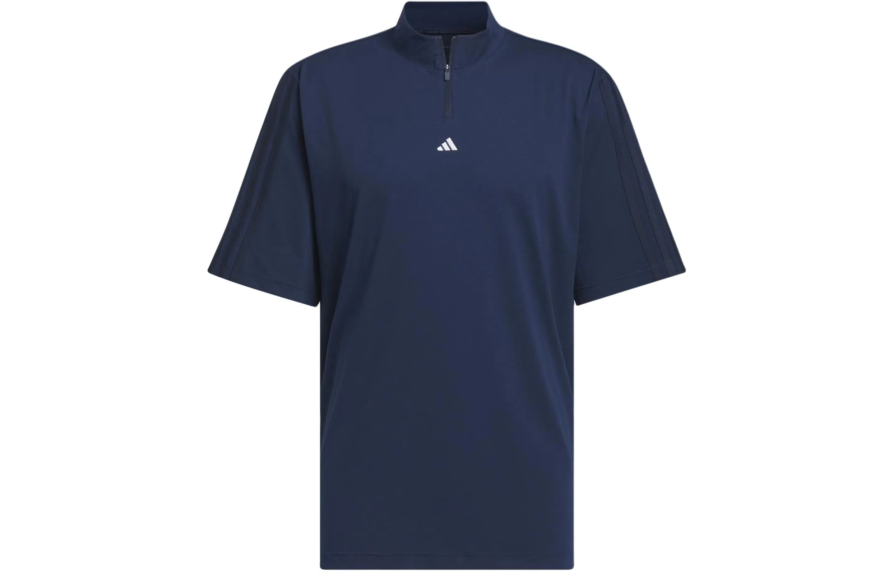 adidas Ultimate365 Twistknit Piqu Mock Polo Shirt LogoPolo