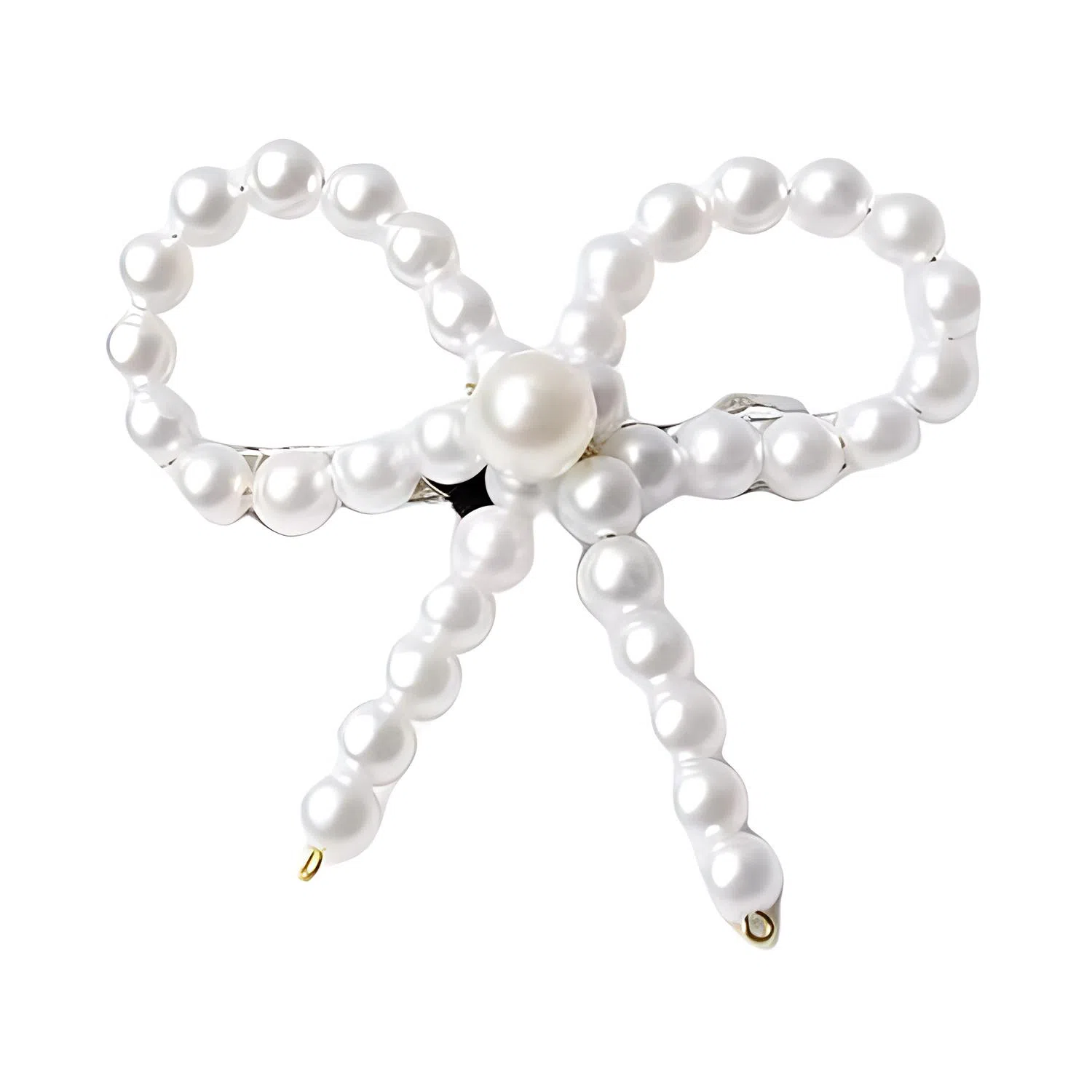 贯古今 优雅气质侧边蝴蝶结刘海头饰前额法式高级感边夹发饰潮 发夹 女款