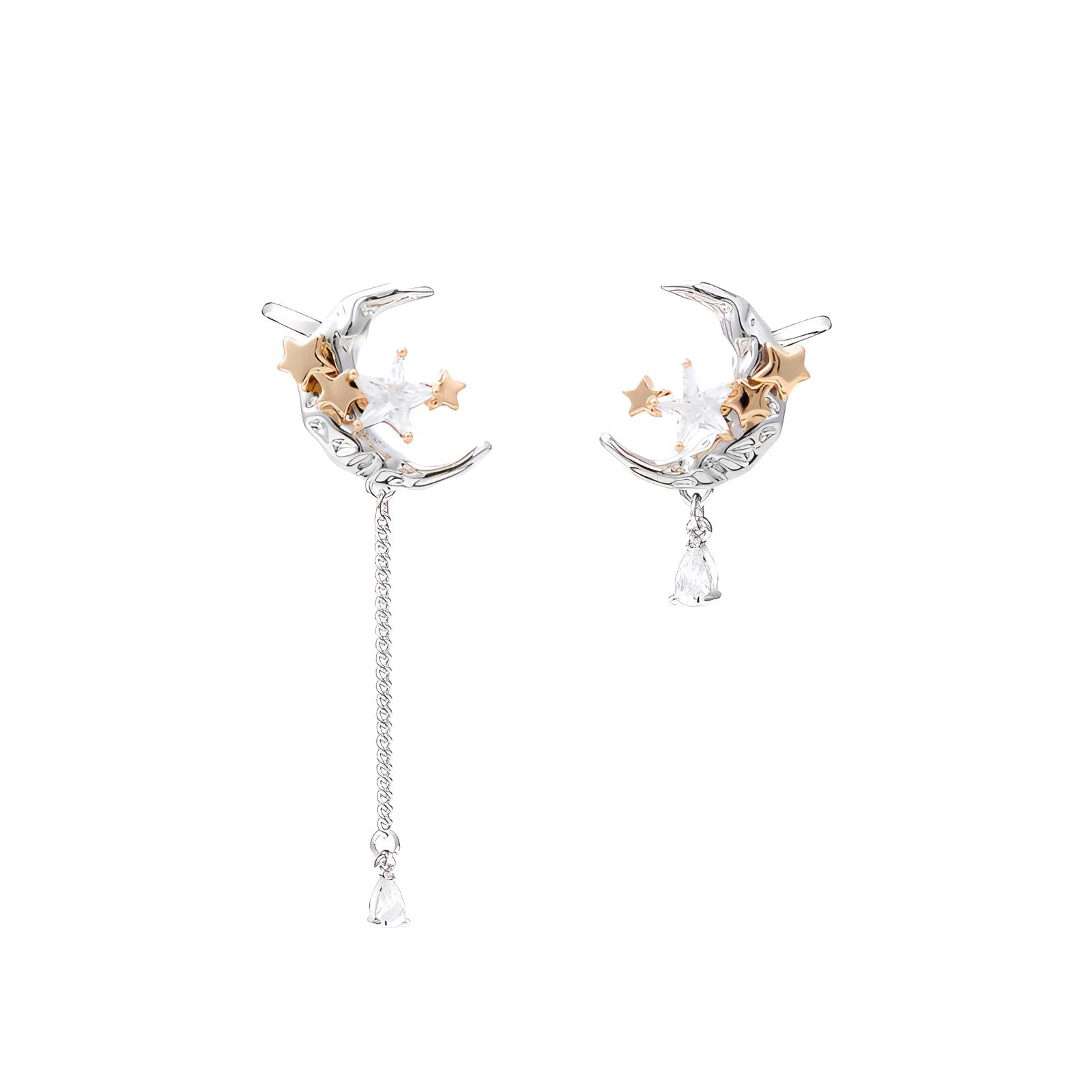 SUMIYAKI Moon Asymmetric Ear Cuff