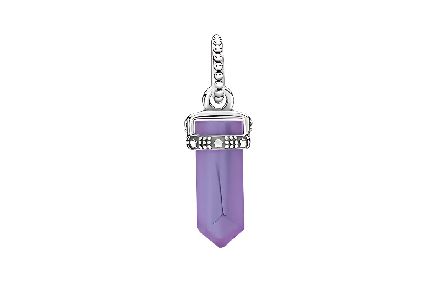 Pandora 925 Silver Purple Charm Pendant