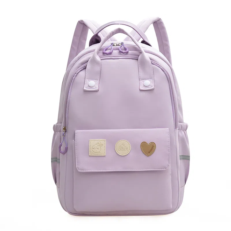 泰克森 大容量 时尚 休闲 尼龙 双肩包 常规 女款 黑色/粉红色/紫色/浅绿色/天蓝色