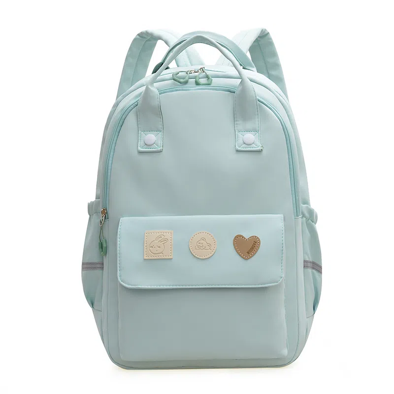 泰克森 大容量 时尚 休闲 尼龙 双肩包 常规 女款 黑色/粉红色/紫色/浅绿色/天蓝色