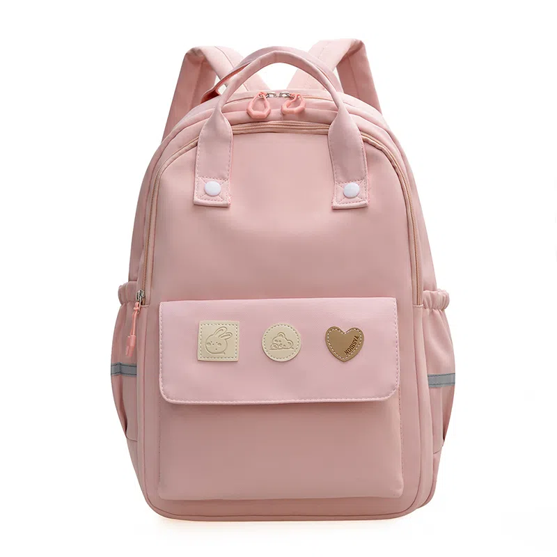 泰克森 大容量 时尚 休闲 尼龙 双肩包 常规 女款 黑色/粉红色/紫色/浅绿色/天蓝色