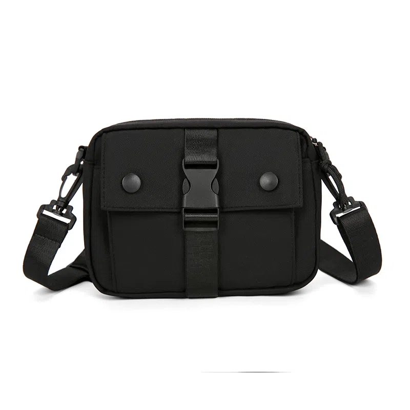 彤彤兔 时尚百搭手机包 尼龙 斜挎包 男女同款情侣款 黑色/白色/卡其色