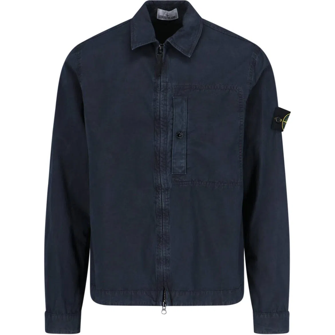 Stone Island Logo Zip Shirt