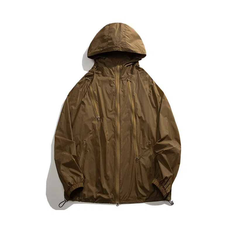 佐菲利 美式高街机能风设计感户外连帽防晒服 男女同款